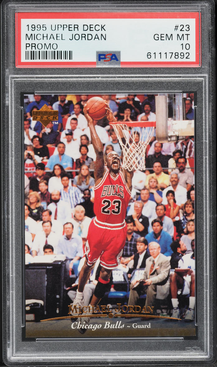 1995 Upper Deck Promo Michael Jordan #23 PSA 10 GEM MINT