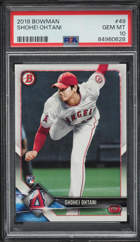 2018 Bowman Platinum With Glove Sky Blue Shohei Ohtani