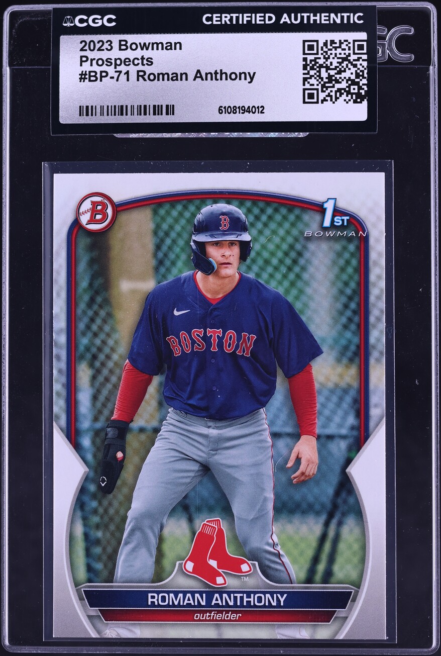 2023 Bowman Roman Anthony PROSPECT #BP-71 CGC AUTH
