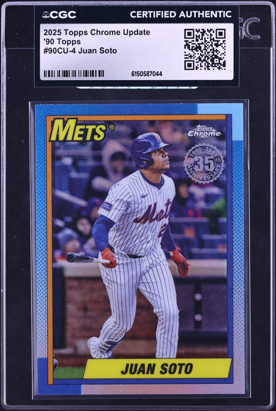 2025 Topps Chrome Update '90 Juan Soto #90CU-4 CGC AUTH