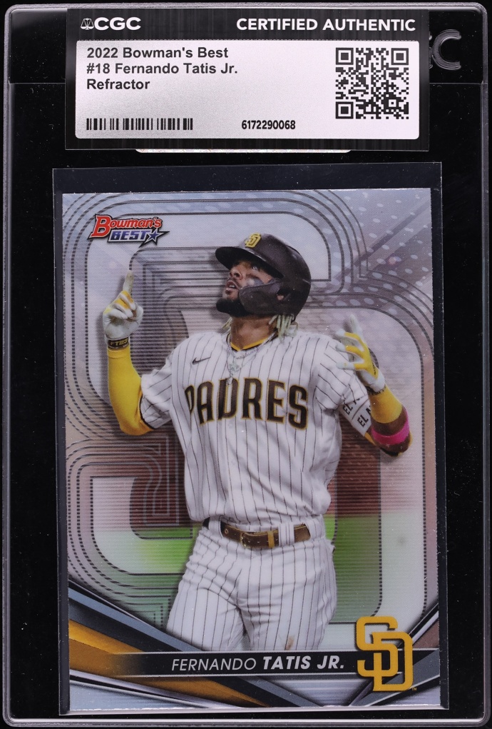 2022 Bowman's Best Refractor Fernando Tatis Jr. #18 CGC AUTH