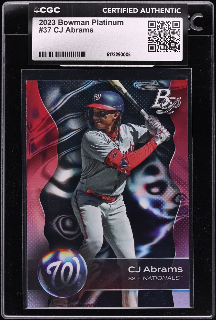 2023 Bowman Platinum CJ Abrams #37 CGC AUTH
