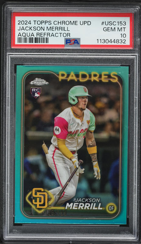 2024 Topps Chrome Update Prism Refractors Jackson Merrill