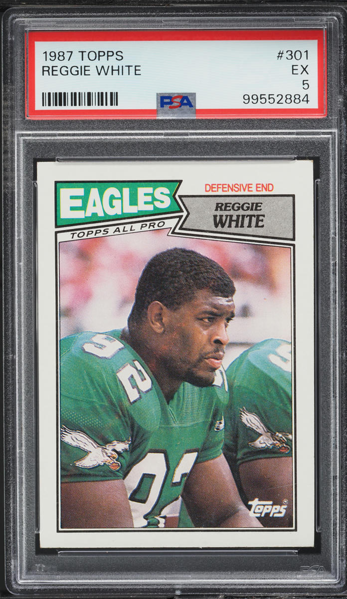 1987 Topps Football Reggie White #301 PSA 5 EX