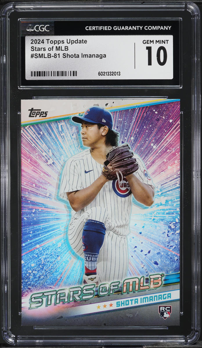 2024 Topps Update Stars Of MLB Shota Imanaga ROOKIE #SMLB-81 CGC 10 GEM MINT
