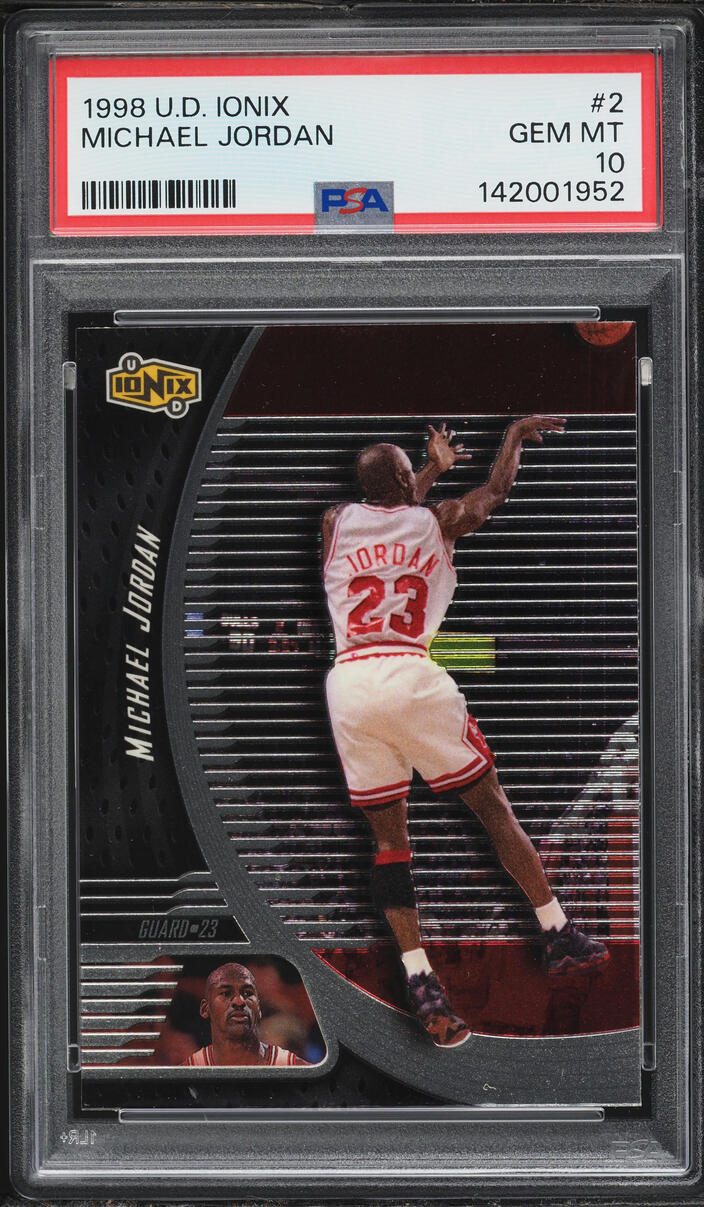1998 Upper Deck Ionix Michael Jordan #2 PSA 10 GEM MINT