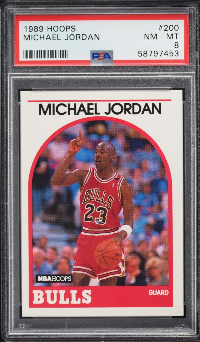 1989 Hoops Michael Jordan #200 PSA 8 NM-MT