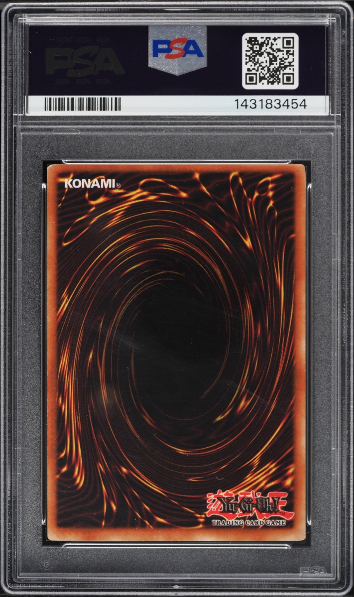 2002 Yu-Gi-Oh! Legend Of Blue Eyes 1st Edition Secret Rare Tri-Horned Dragon #LOB-000 PSA 5 EX