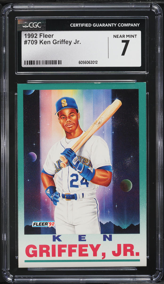1992 Fleer Next Generation Ken Griffey Jr. #709 CGC 7 NRMT