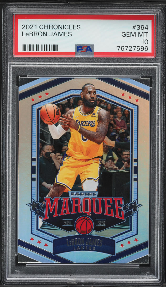 2021 Panini Chronicles LeBron James #364 PSA 10 GEM MINT