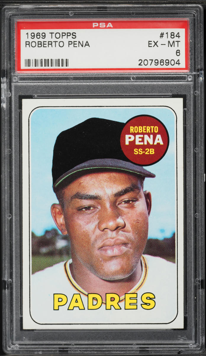 1969 Topps Roberto Pena #184 PSA 6 EXMT