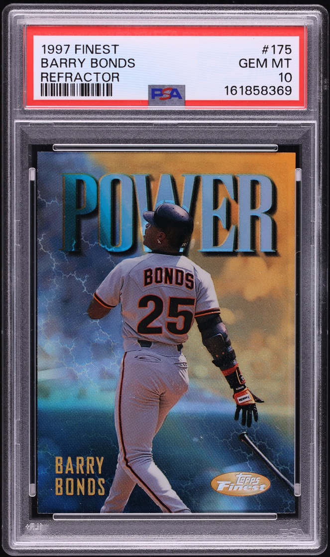 1997 Finest Refractor Barry Bonds #175 PSA 10 GEM MINT