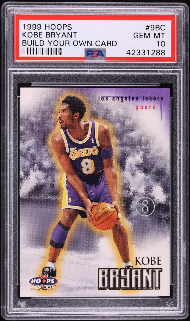 1999 Hoops Build Your Own Card Kobe Bryant /250 #9BC PSA 10 GEM MINT