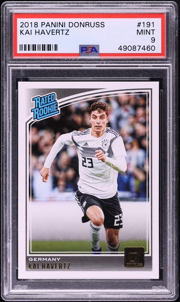 2018 Donruss Soccer Kai Havertz ROOKIE #191 PSA 9 MINT