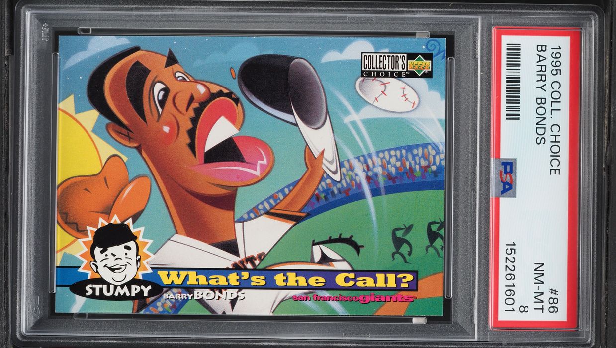 1995 Collector's Choice Barry Bonds #86 PSA 8 NM-MT