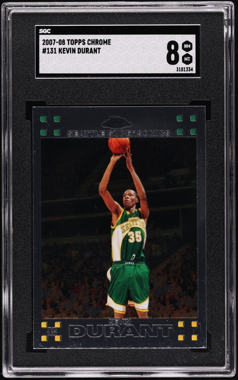 その他 2007-08 Topps Chrome Kevin Durant RC 2007-08 Topps Chrome Kevin Durant RC