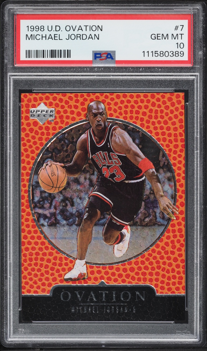1998 Upper Deck Ovation Michael Jordan #7 PSA 10 GEM MINT
