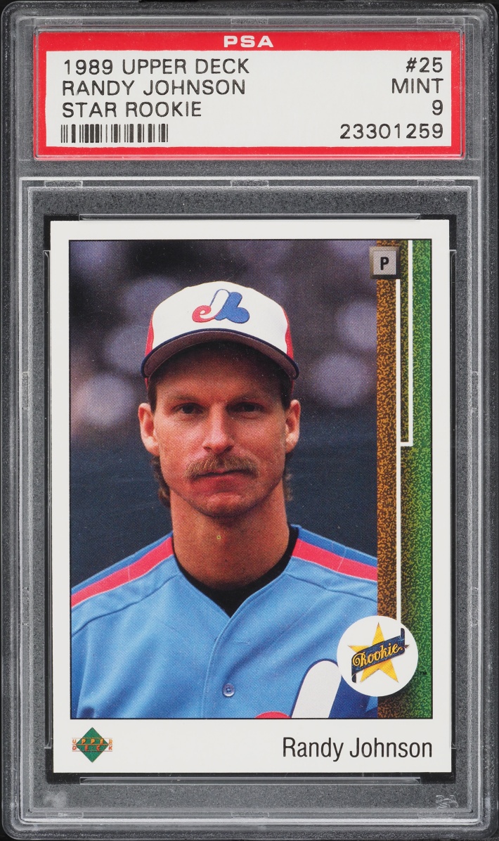1989 Upper Deck Star Randy Johnson ROOKIE #25 PSA 9 MINT