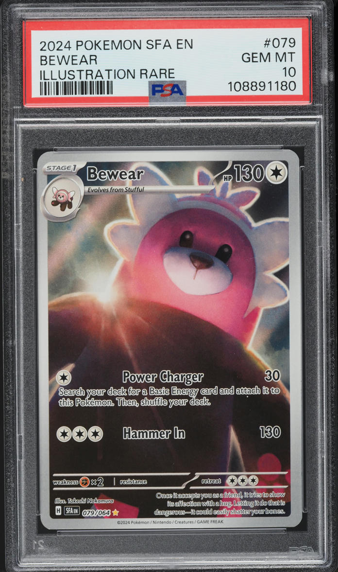 2024 Pokemon Scarlet & Violet Shrouded Fable IR Bewear #79 PSA 10 GEM MINT