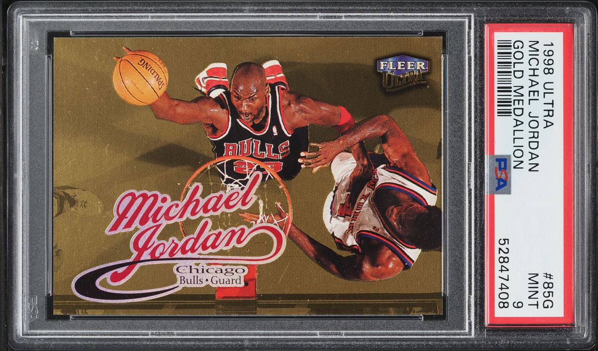 1998 Ultra Gold Medallion Michael Jordan #85G PSA 9 MINT