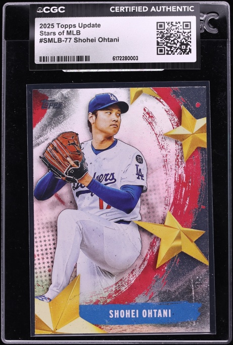 2025 Topps Update Stars Of MLB Shohei Ohtani #SMLB-77 CGC AUTH