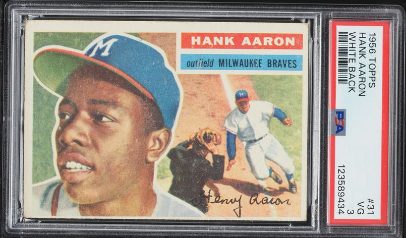 1970 Topps Hank Aaron #462 PSA 6 EXMT on Fanatics Collect