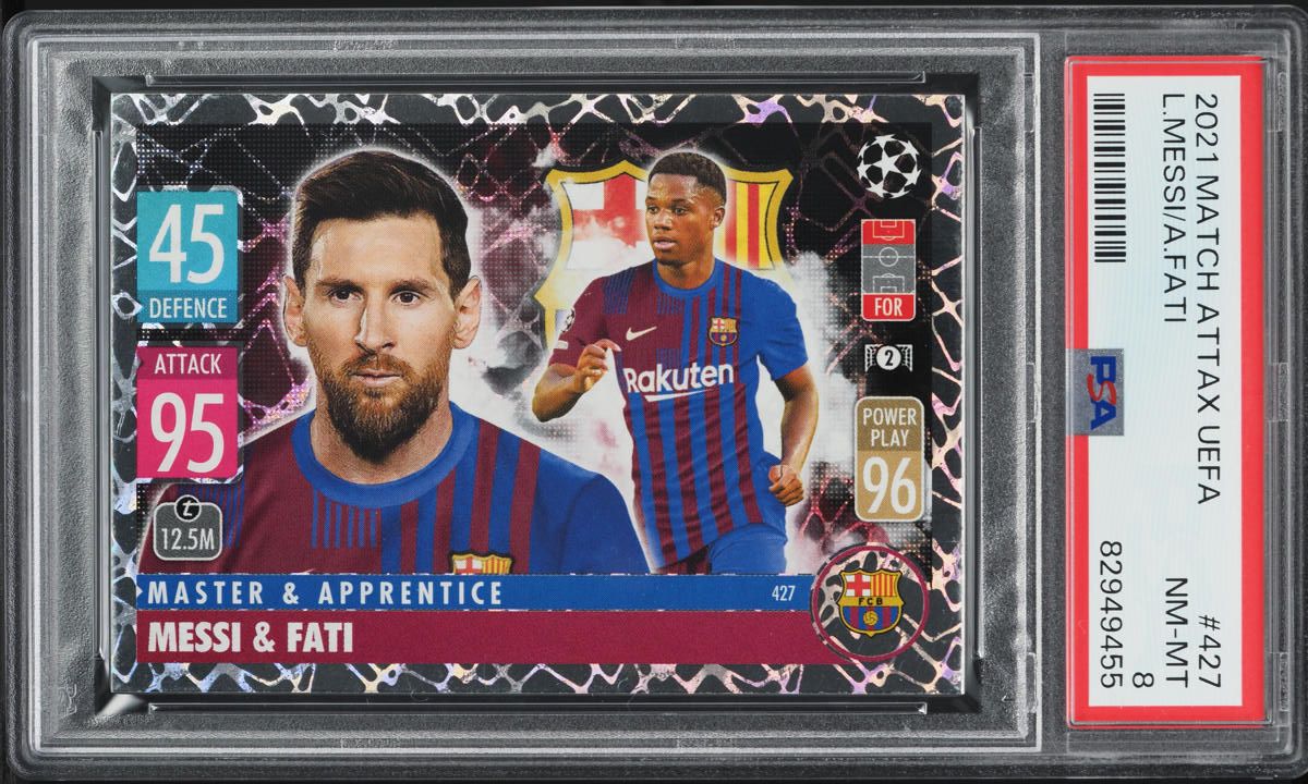 Lot De 5 Cartes Match Attax Lionel Messi FC Barcelone 2019-20, Différentes
