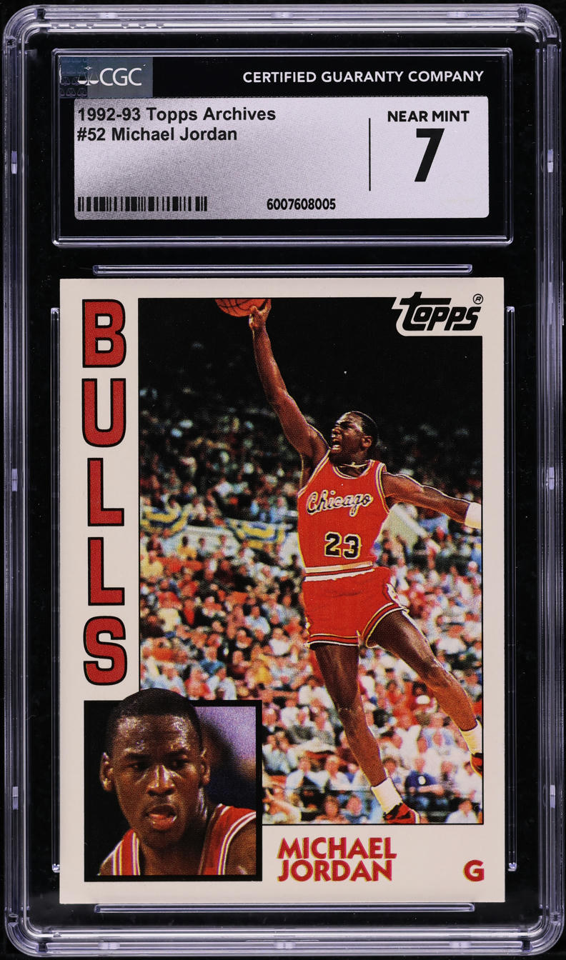 1992 Topps Archives Michael Jordan #52 CGC 7 NRMT