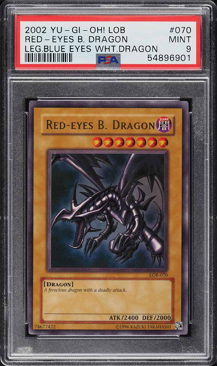 2002 Yu-Gi-Oh! Asian LOB 1st Edition Red-Eyes B. Dragon #LOB-070