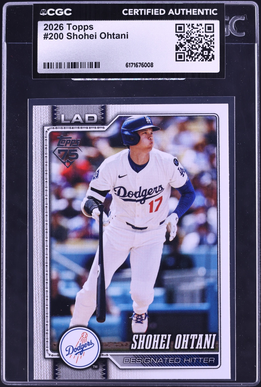 2026 Topps Shohei Ohtani #200 CGC AUTH