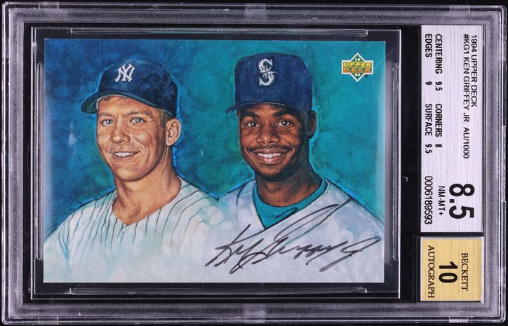 1994 Upper Deck Ken Griffey Jr. AUTO /1000 #KG1 BGS 8.5 NM-MT+ - Photo 1
