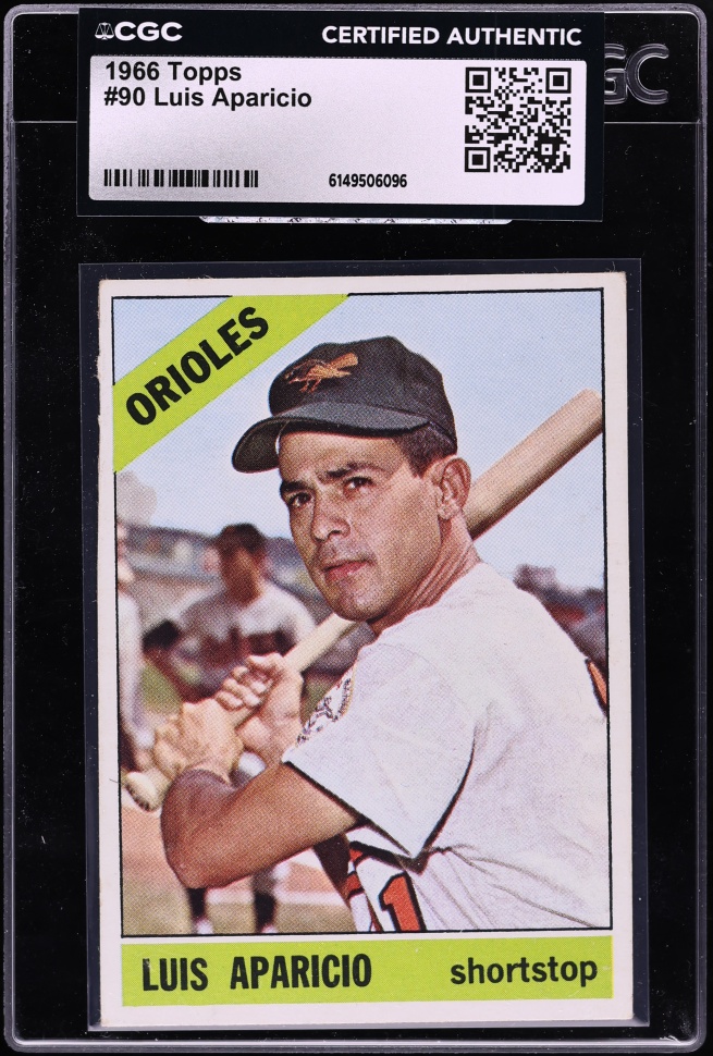 1966 Topps Luis Aparicio #90 CGC AUTH
