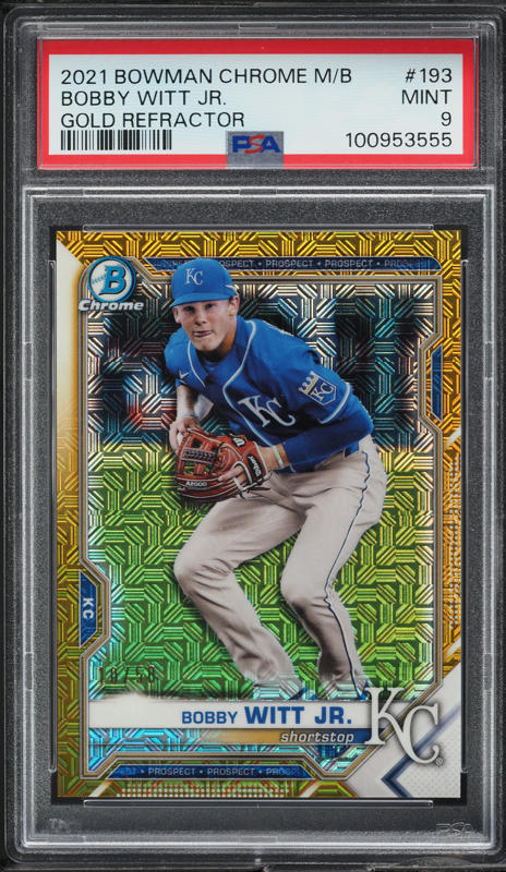 Bobby Wtt JR RARE SPECKLE FOL REFRACTOR NVESTMENT CARD TOPPS MNT | eBay