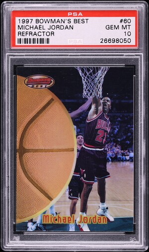 1997 Skybox Z-Force Zuperman Michael Jordan #190 PSA 8 NM-MT on