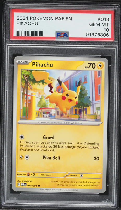 2024 Pokemon SV Black Star Promo World Championship Pikachu #190