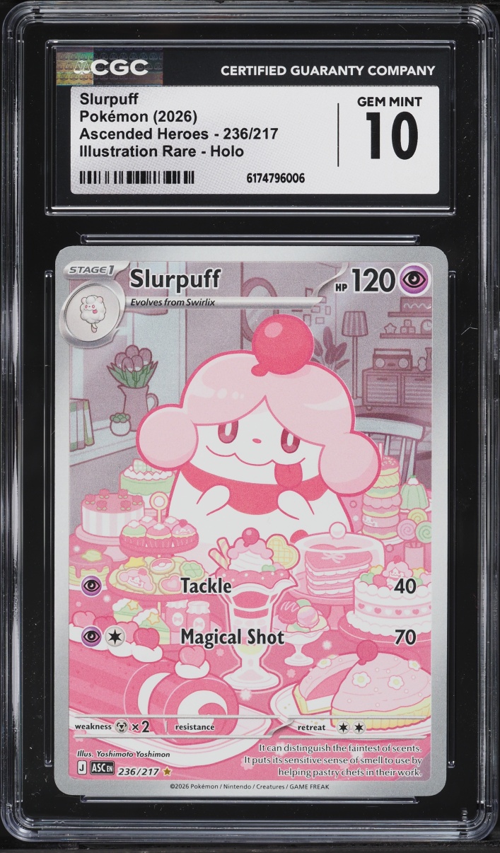 2026 Pokemon Mega Evolution Ascended Heroes IR Slurpuff #236 CGC 10 GEM MINT