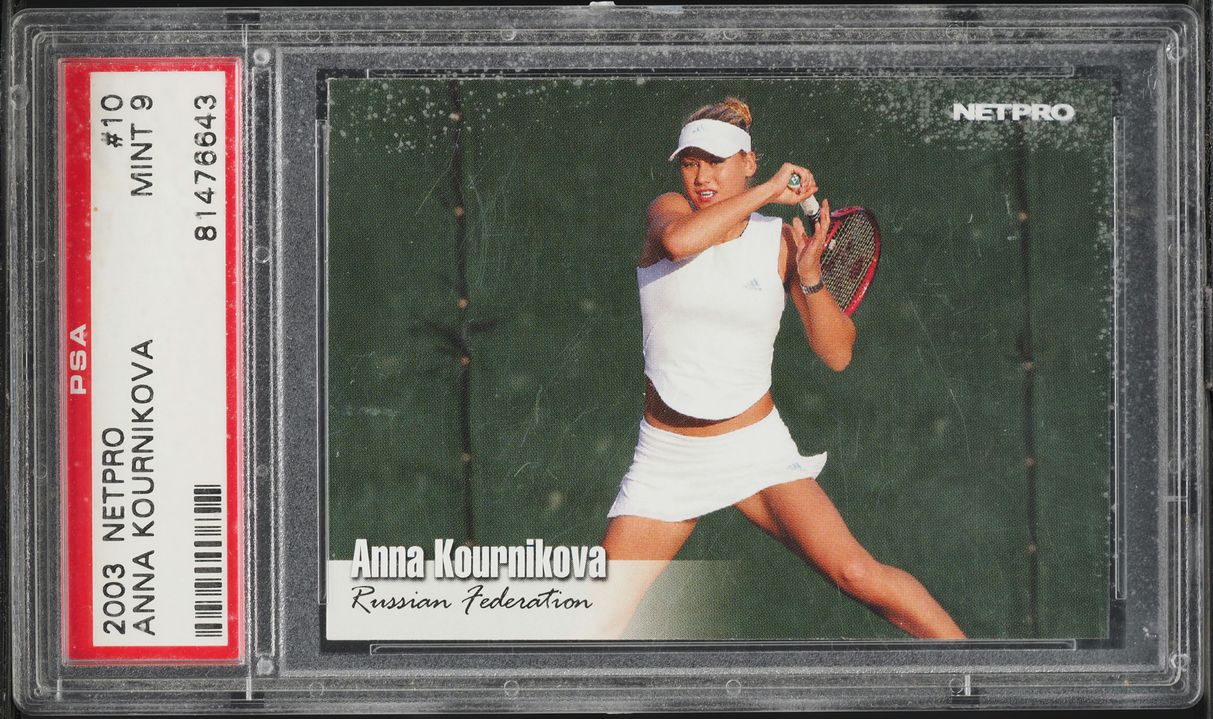 2003 Netpro Tennis Anna Kournikova ROOKIE #10 PSA 9 MINT