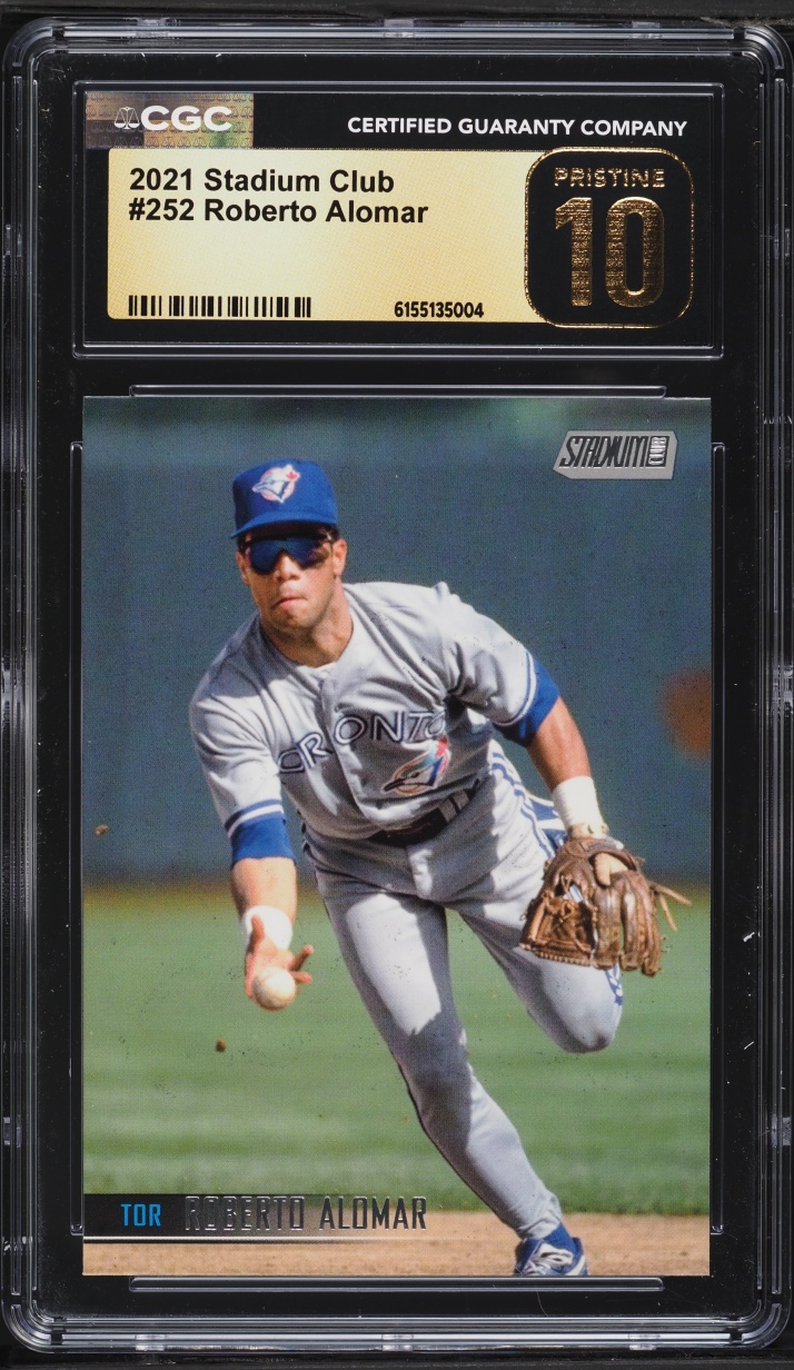 2021 Stadium Club Roberto Alomar #252 CGC 10 PRISTINE