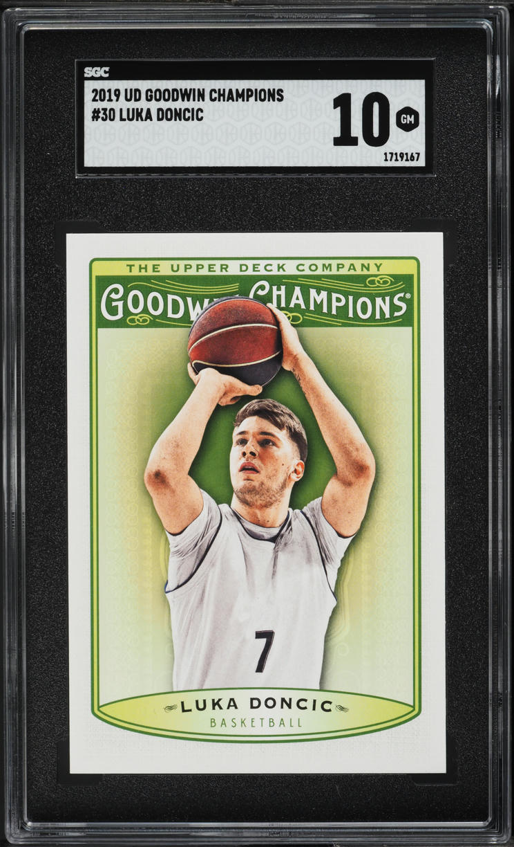 2019 Upper Deck Goodwin Champions Luka Doncic #30 SGC 10 GEM MINT