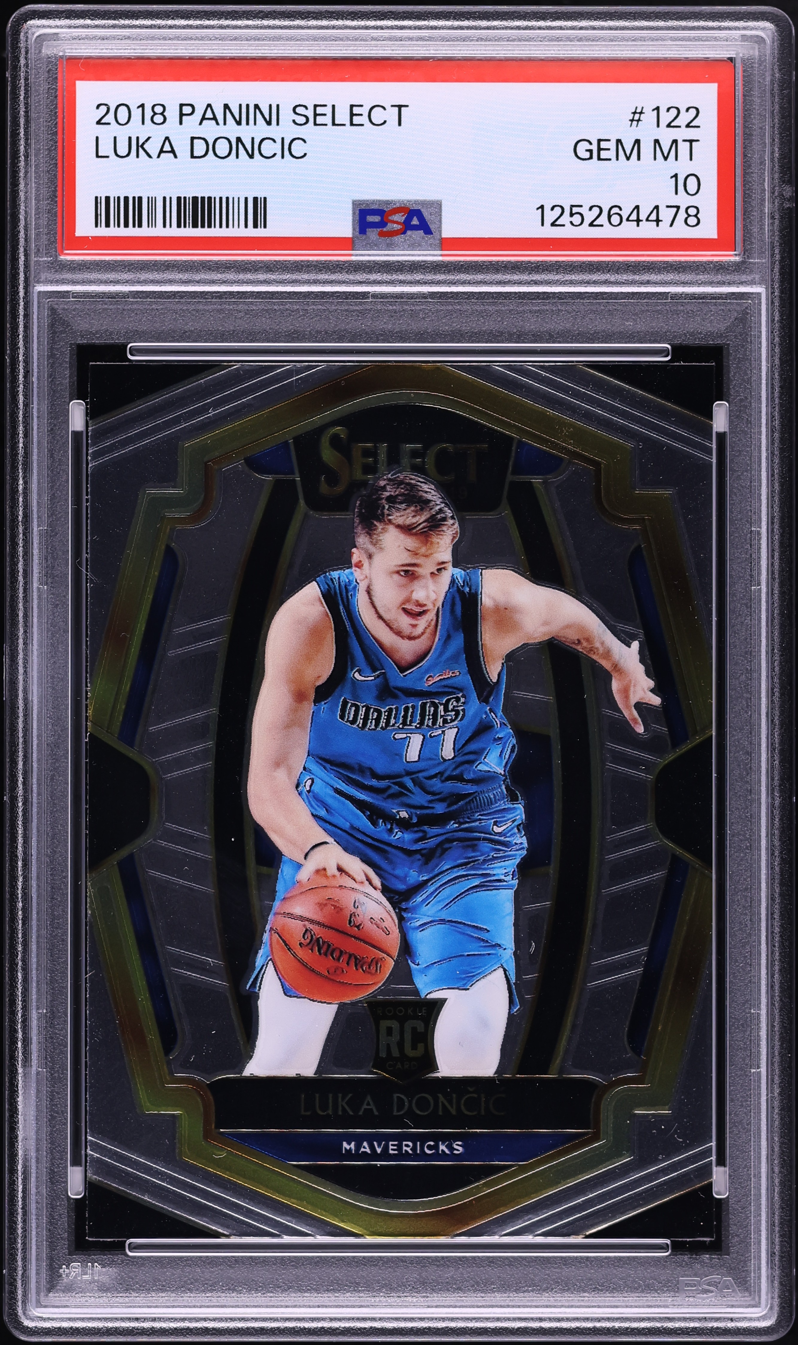 その他 Luka Doncic Select Premier RC PSA 10 2018 Select Premier Level Luka Doncic ROOKIE #122 PSA 10 GEM