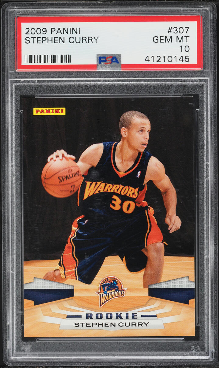 2009 Panini Basketball Stephen Curry ROOKIE #307 PSA 10 GEM MINT