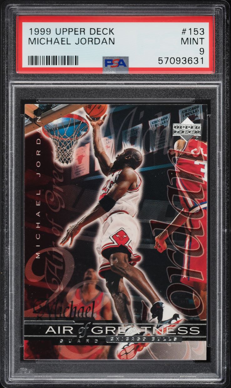 1999 Upper Deck Basketball Michael Jordan #153 PSA 9 MINT