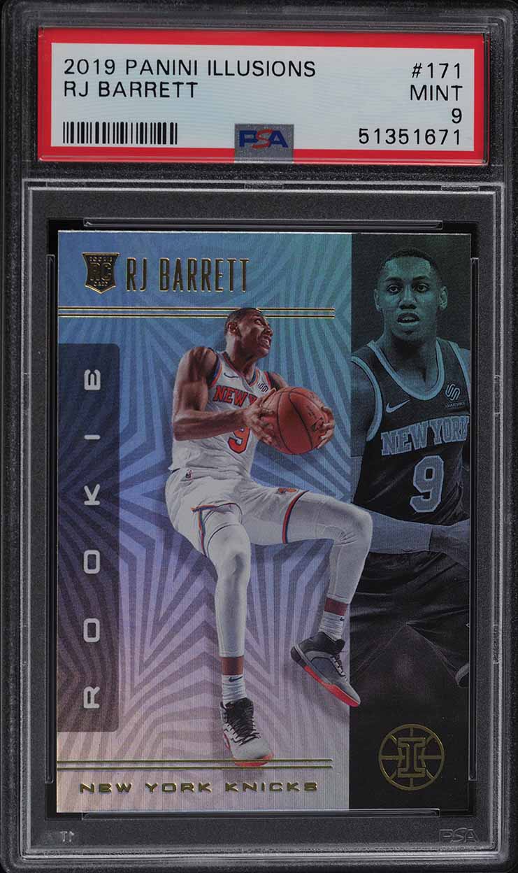 2019 Panini Mosaic RJ Barrett ROOKIE RC #270 PSA 9 MINT on