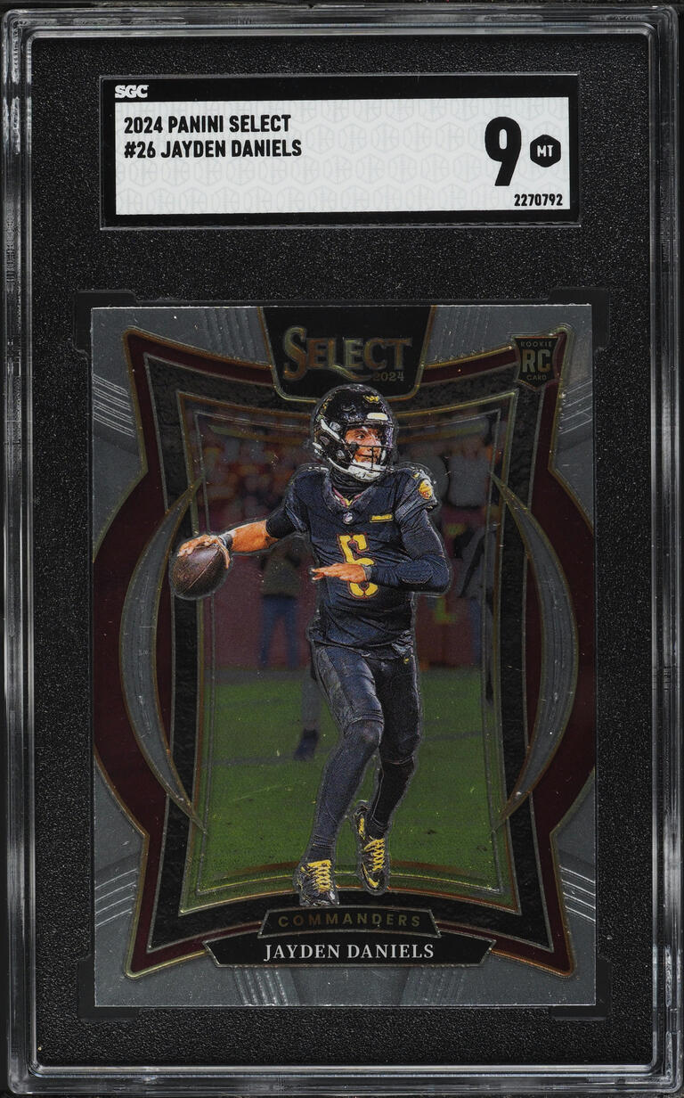 2024 Select Concourse Jayden Daniels ROOKIE #26 SGC 9 MINT