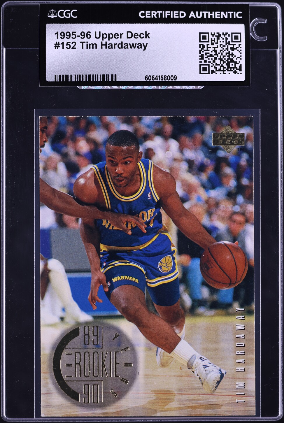 1995 Upper Deck Basketball Tim Hardaway #152 CGC AUTH