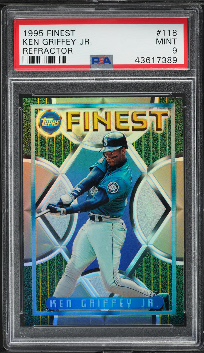 1995 Finest Refractor Ken Griffey Jr. #118 PSA 9 MINT