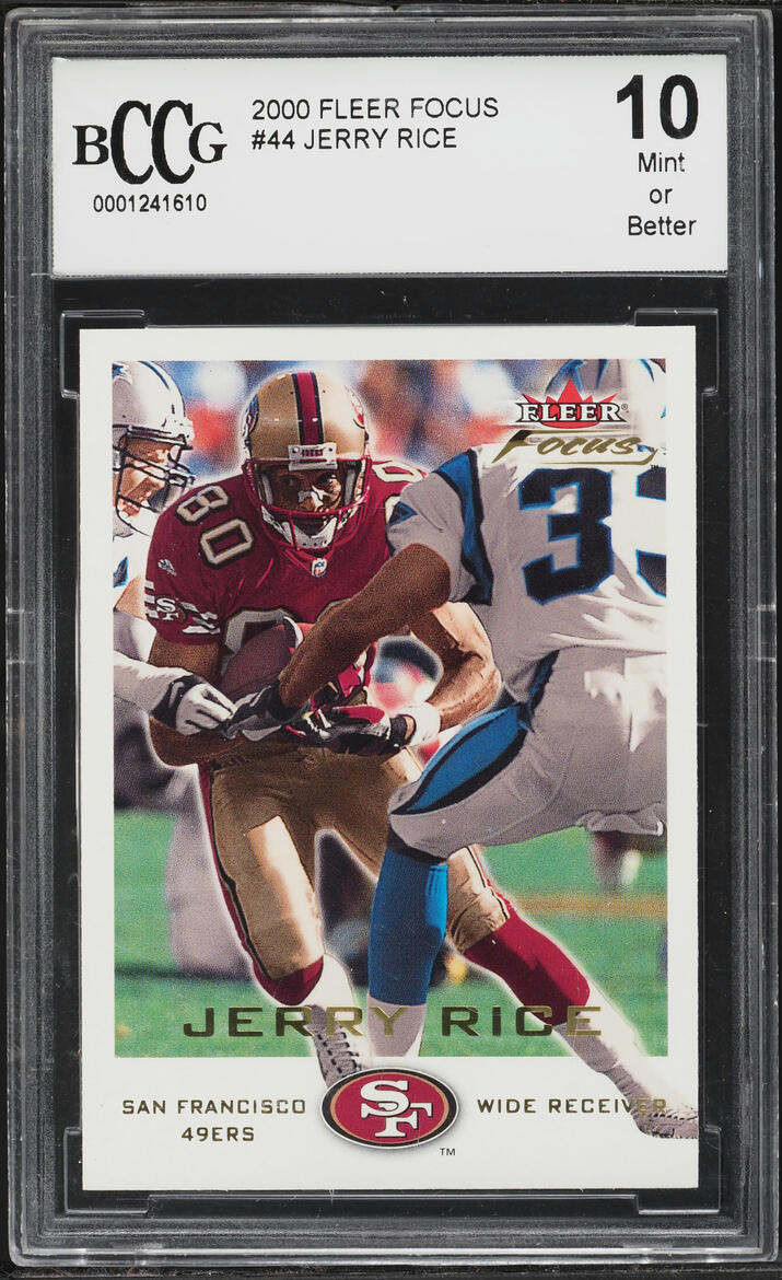 2000 Fleer Focus Jerry Rice #44 BCCG 10