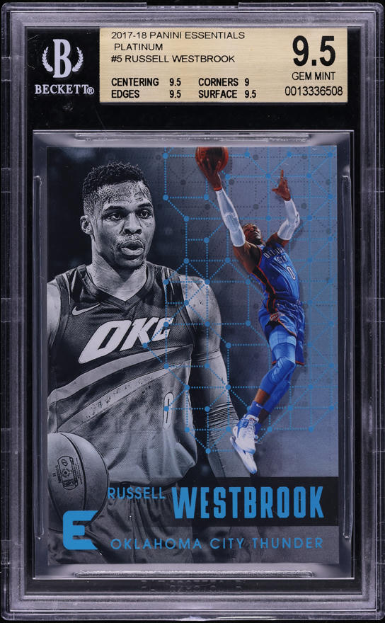 2007 Finest Gold Refractor Russell Westbrook ROOKIE /25 #104 PSA
