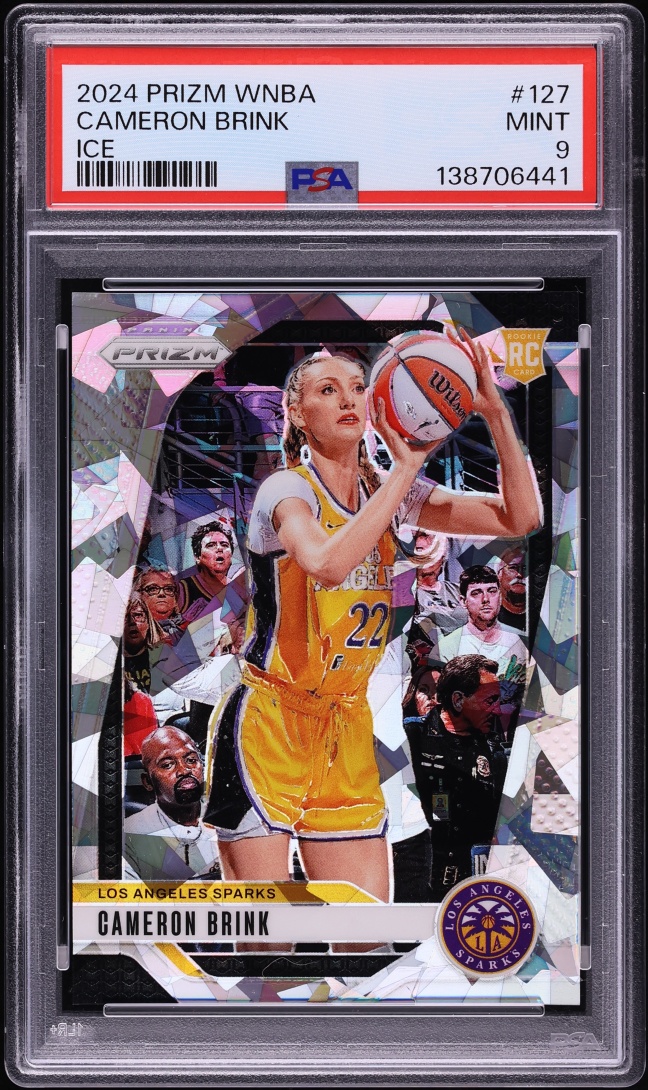 2024 Panini Prizm WNBA Ice Cameron Brink ROOKIE #127 PSA 9 MINT