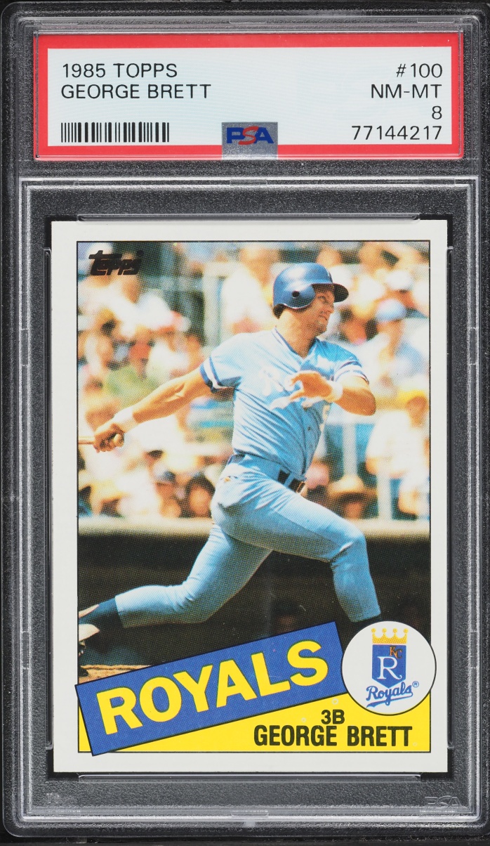 1985 Topps George Brett #100 PSA 8 NM-MT